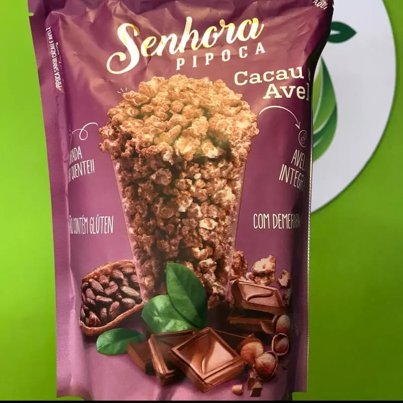 Senhora Pipoca Cacau e Avelã