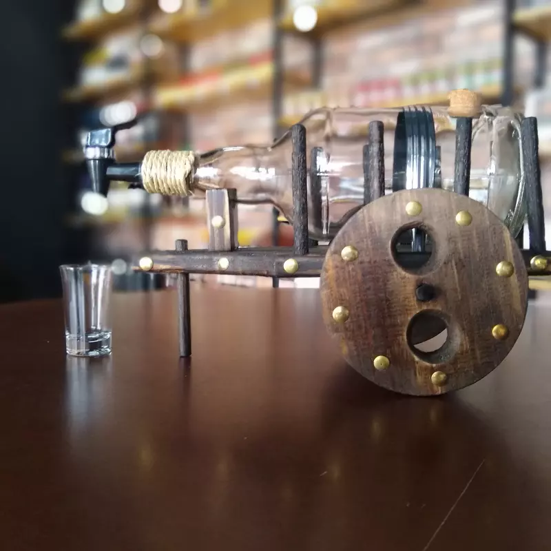 Pingometro Carro de boi com Torneira