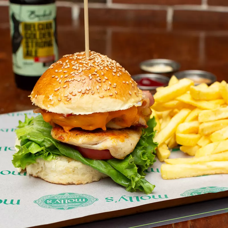 Chicken & Bacon Burger