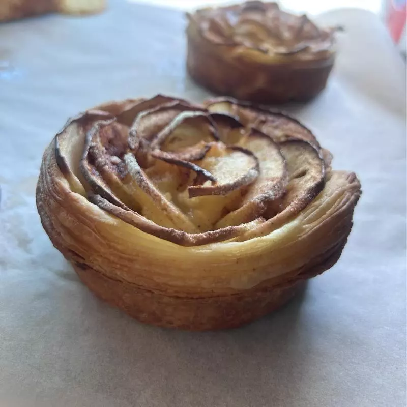 Torta de maçã folhada