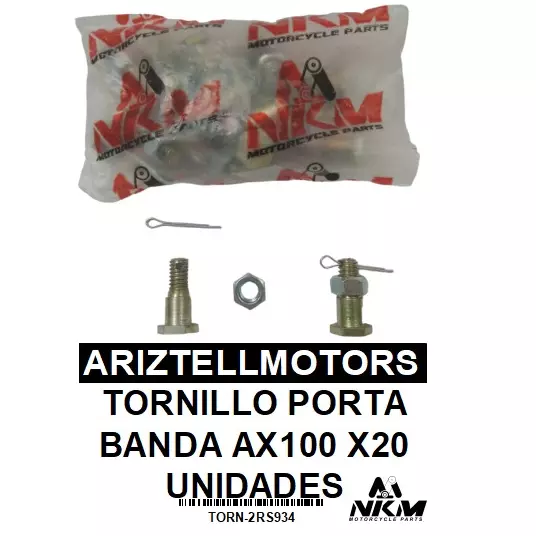 TORNILLO PORTA BANDA AX100 X20 UNI