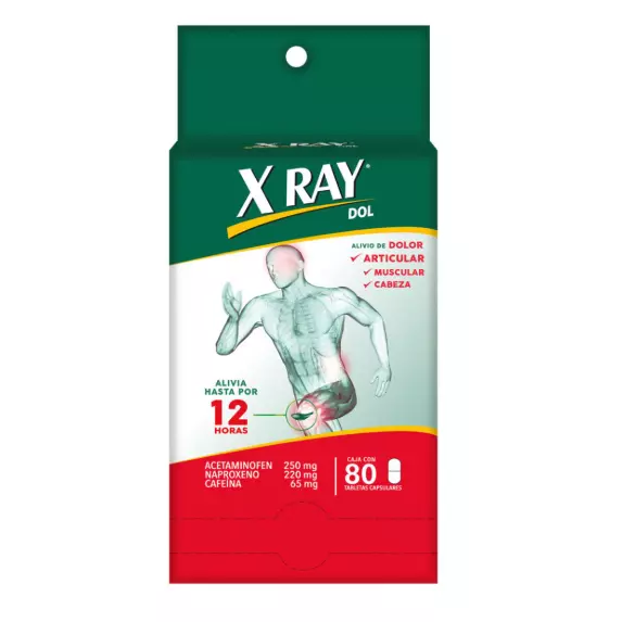 X Ray Dol Caja 80 Tabletas