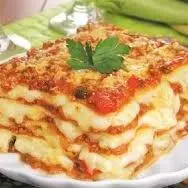 Lasanha de Presunto e Queijo ao Sugo