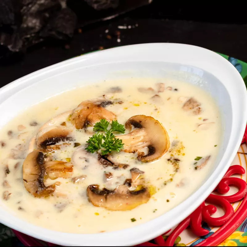 CREMA DE CHAMPIÑONES