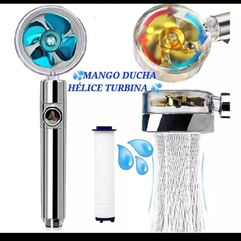 🌟MANGO DUCHA HELICE TURBINA🌟