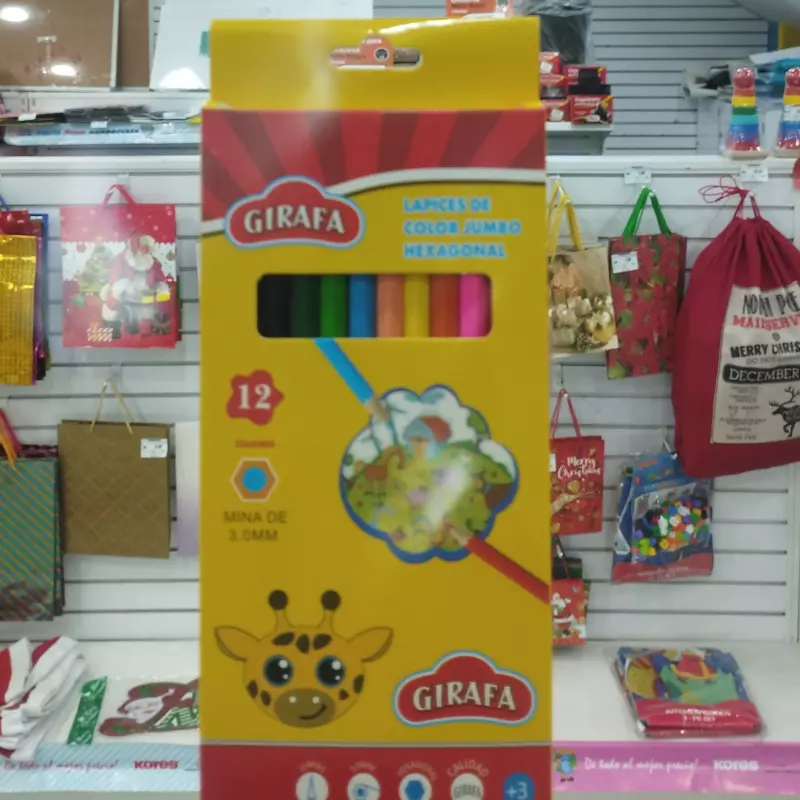 Crayones Girafa 12 piezas