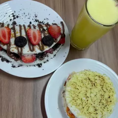 COMBO TAPIOCA DOCE + TAPIOCA M +SUCO