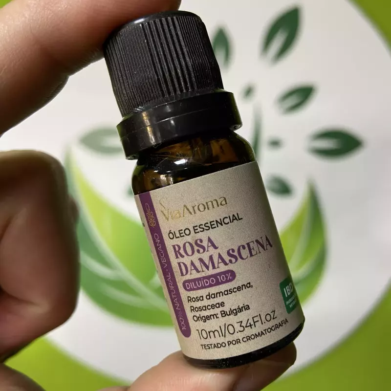 Óleo essencial rosa damascena