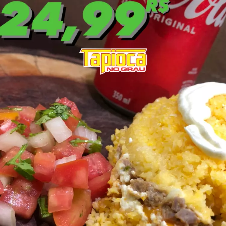 CUSCUZ RECHEADO + Coca + Deli