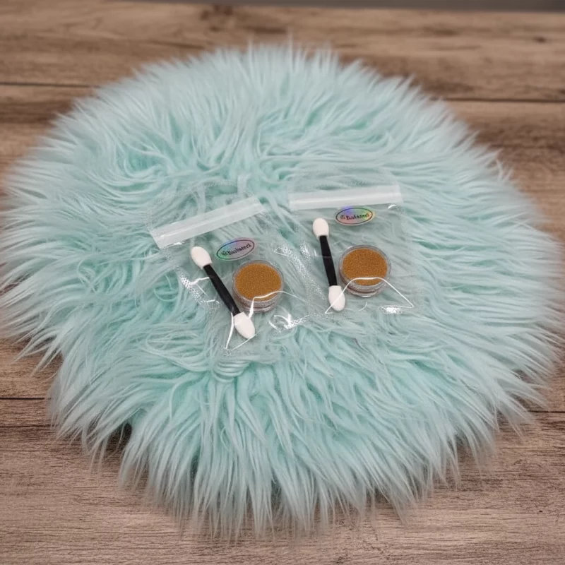 Efecto espejo dorado c/aplicador