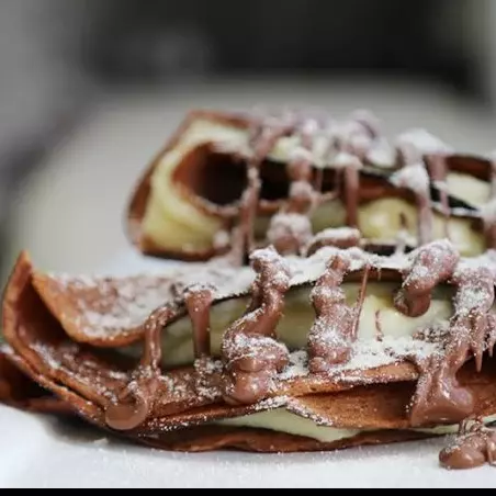 Crepe de Nutella com Ninho