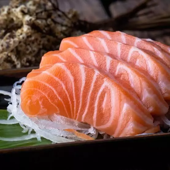 Sashimi salmão fresco