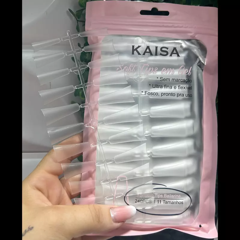 Tips Soft Gel Bailarina C/240 Und.