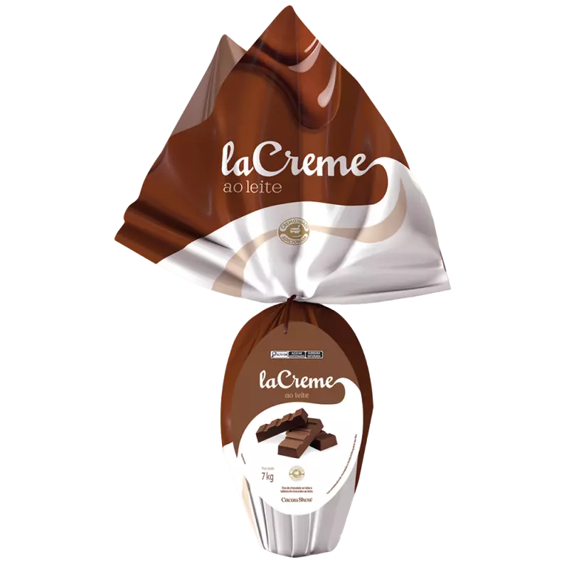 Ovo de Páscoa laCreme ao Leite 7kg