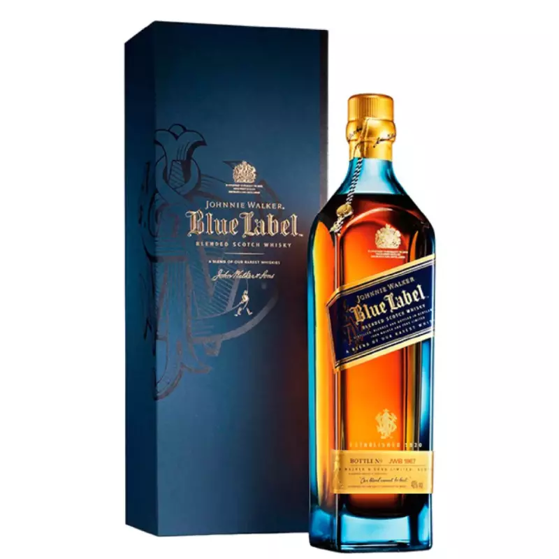 J. WALKER BLUE LABEL 750 ML