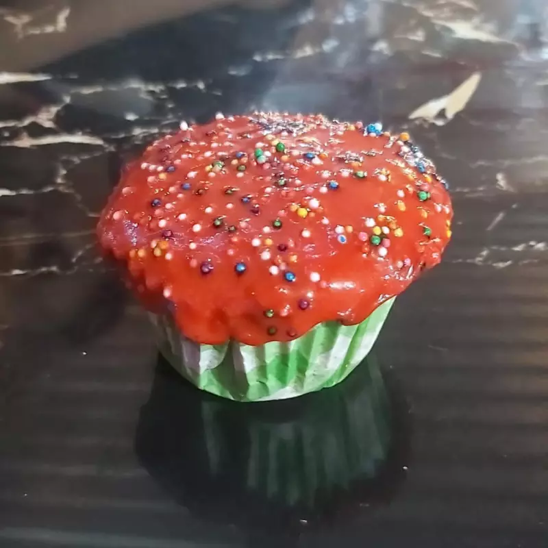 CUP CAKE VAINILLA Y GLACEADO