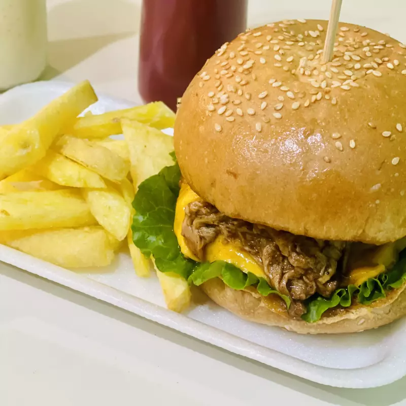 Pulled pork grilled Cheese