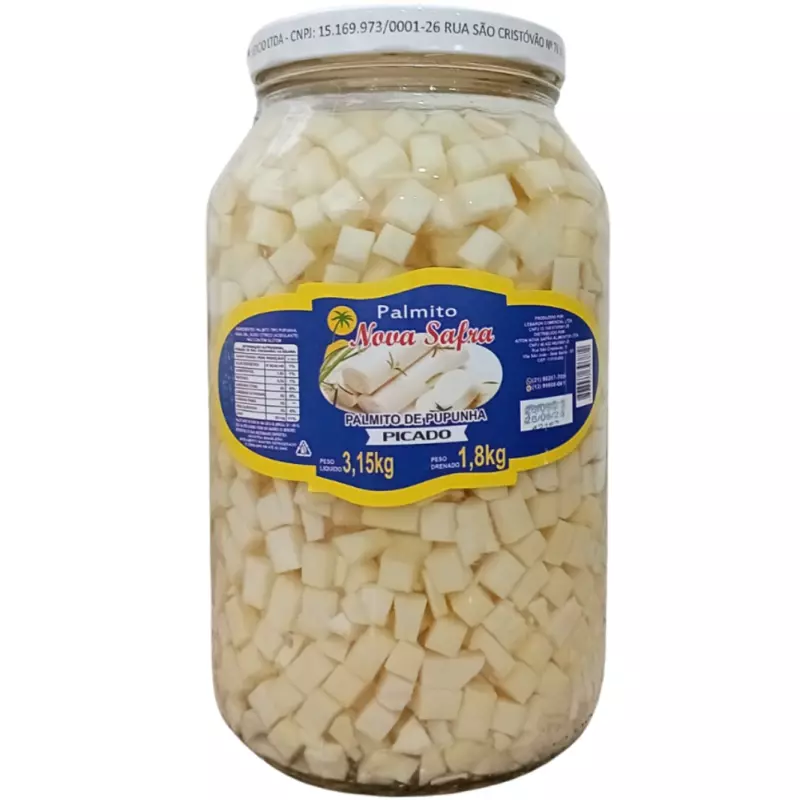 Palmito De Pupunha Picado 1,8 kg