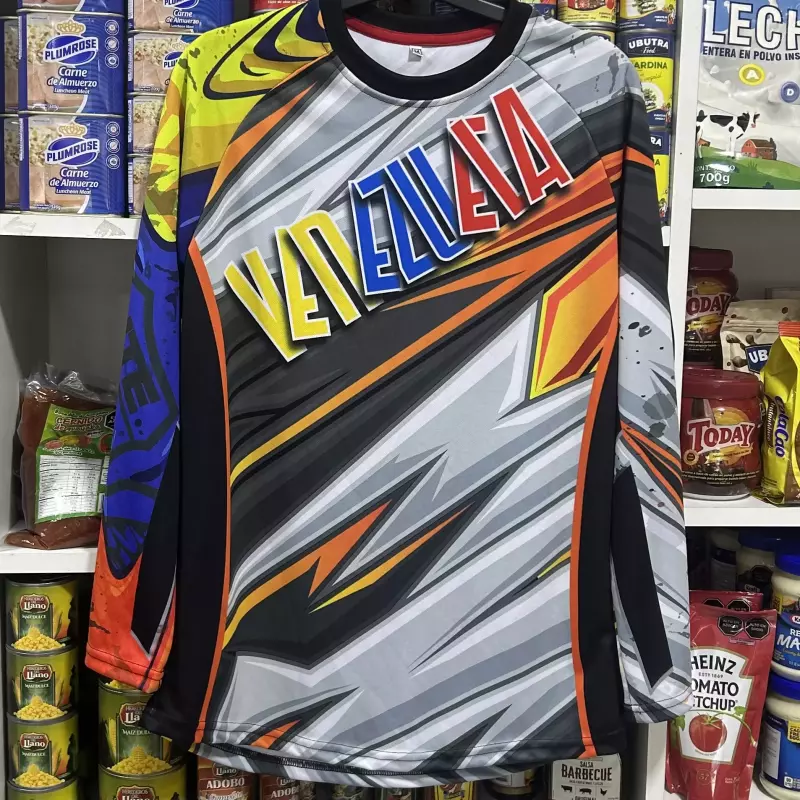 Sudadera  gris naranja