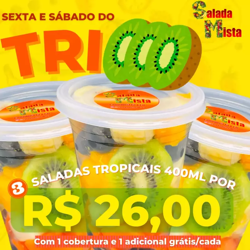 TRIOOO TROPICAL PROMO SEX/SAB&FER.
