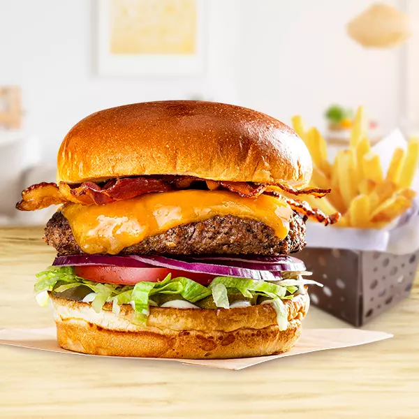 HAMBURGUESA BACON CHESSE