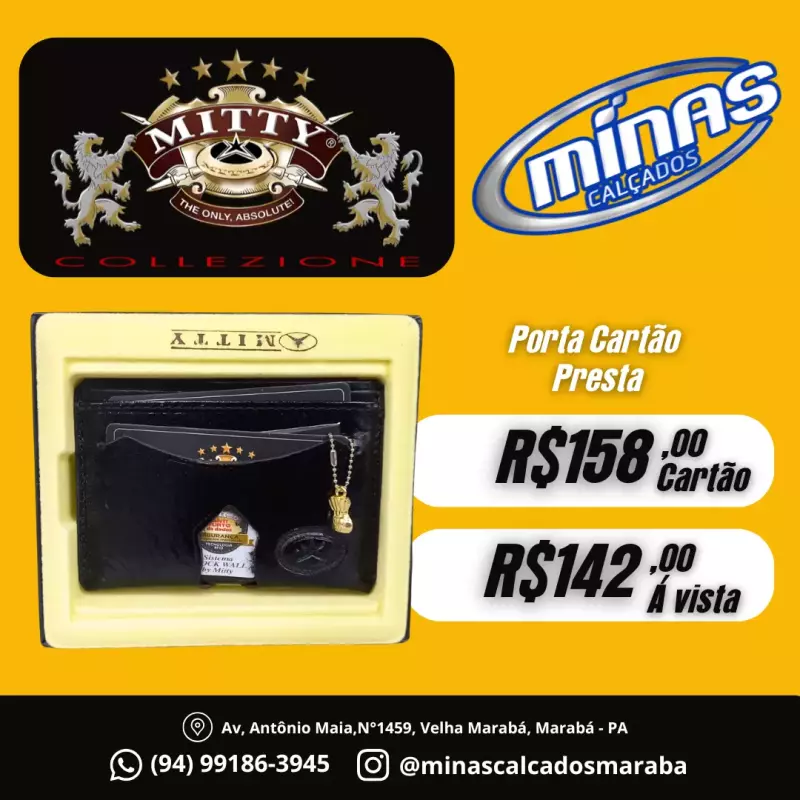 Porta Cartão Presta RF:M4P