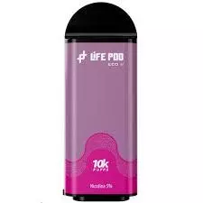 Refil Life Pod 10k Dragon Blue Razz