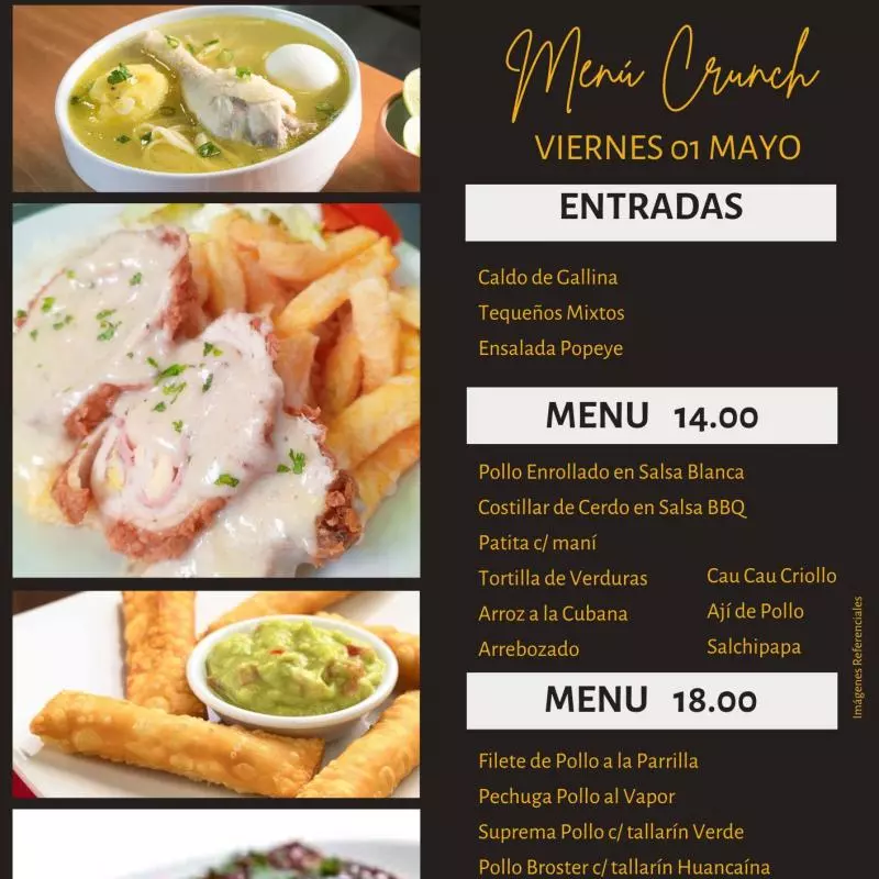 Menú 14.00 soles