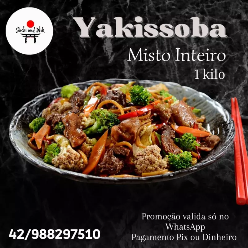 YAKISOBA MISTO INTEIRO (1000 GR)