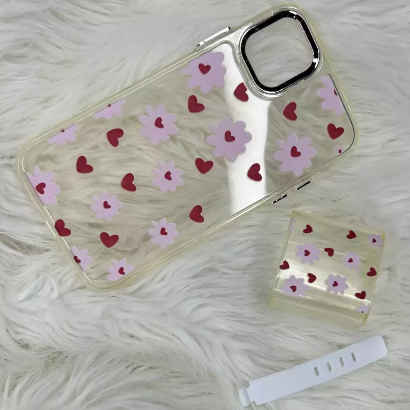 🌸 kit x5 flores y corazones 11