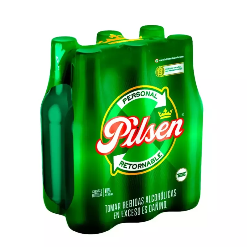Cerveza Pilsen Botella (Six Pack)