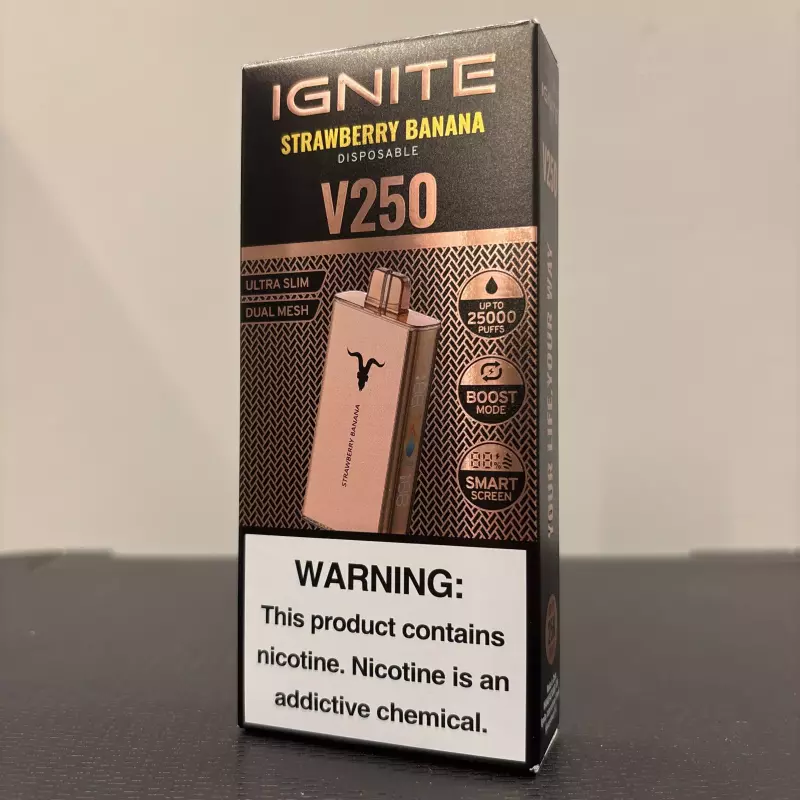IGNITE V250  Morango e Banana