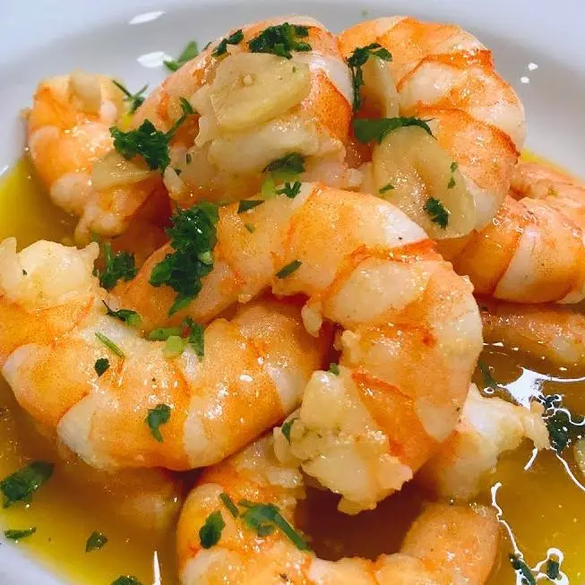 Langostino al ajo