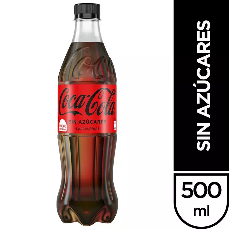 Coca Cola sin Azúcar 500ml.