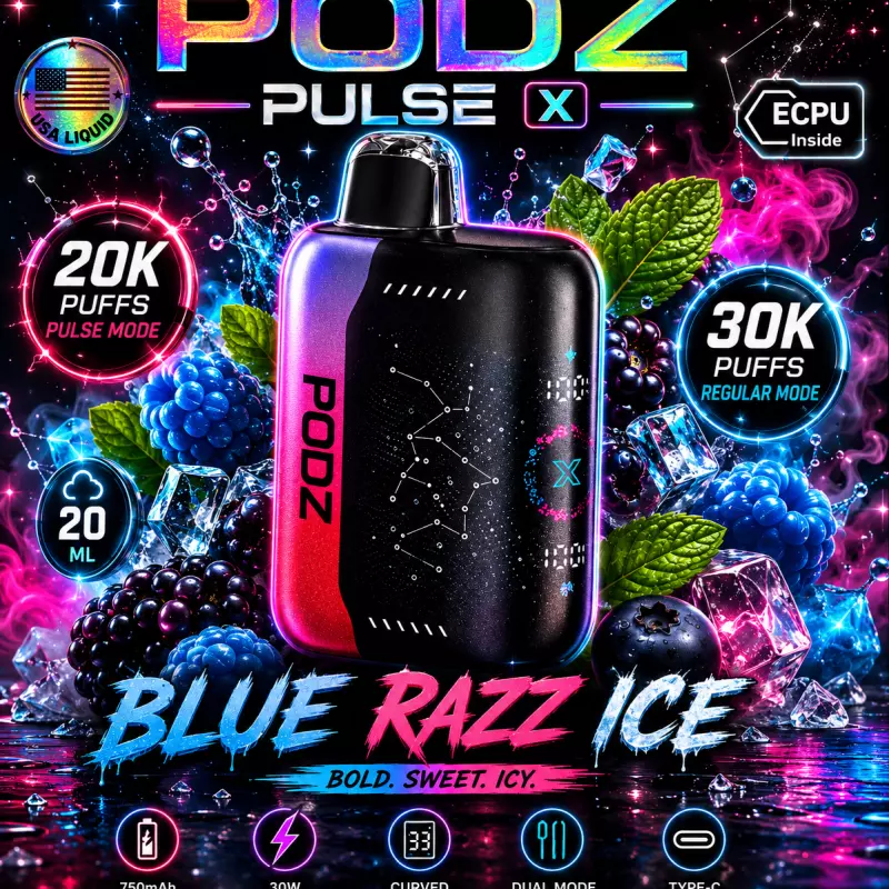 Podz- BlueRazz Ice 🫐🧊