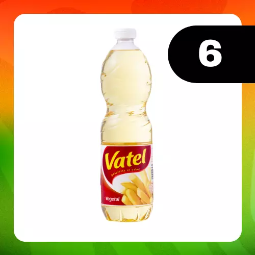 Medio Bulto Vatel Aceite Vegetal 1l