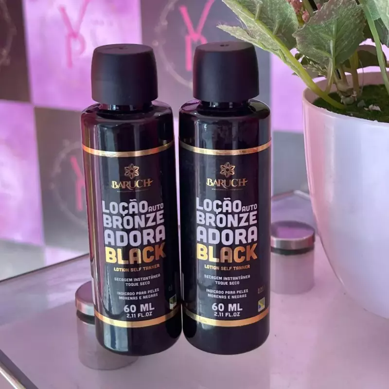 Loção Auto bronzeadora Baruck Black