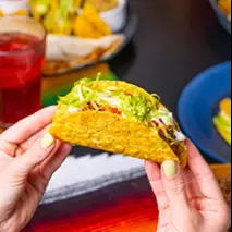Taco Crispy Carne - 01 unidade