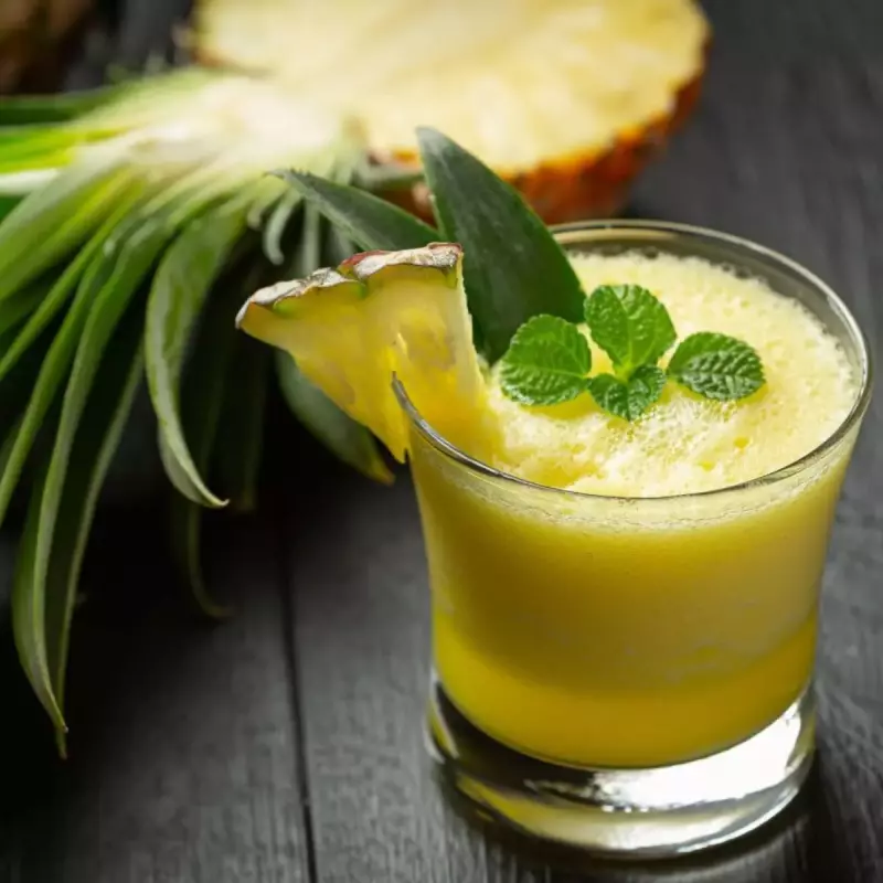 Abacaxi com Hortelã