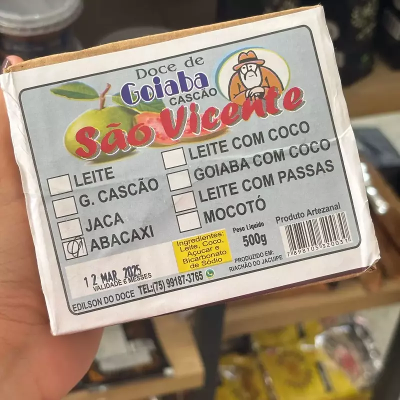 Doce de goiaba São Vicente