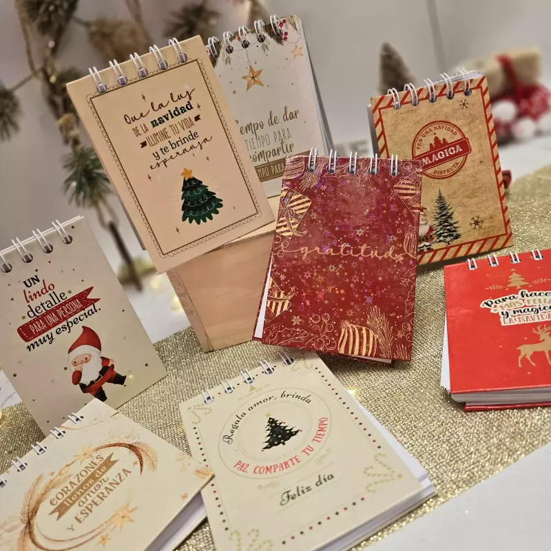 Libreta Pasta Dura Navidad