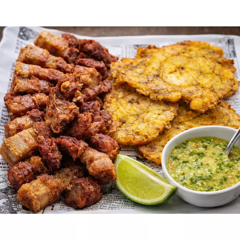 Chicharrón con patacon