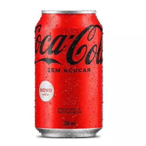 Coca-cola lata zero 350ml (1uni )