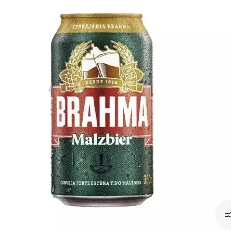 Cerveja Malzbier Brahma Lata 350ml