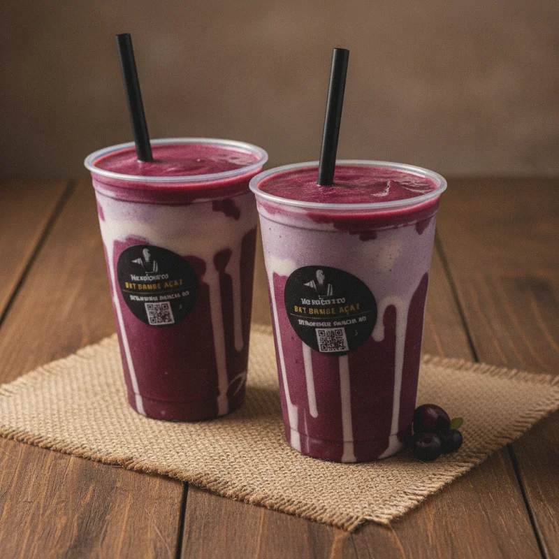 BATIDA DE AÇAI COM VODKA 1 copo