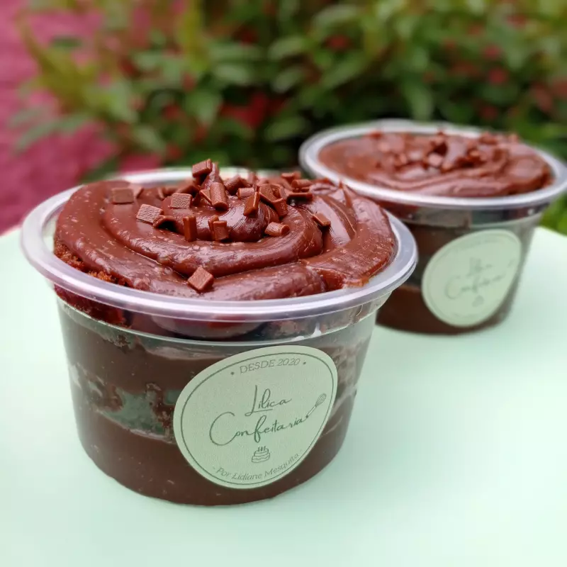 Bolo de Pote Chocolatudo