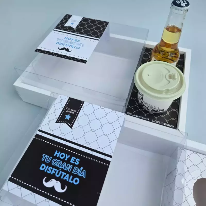 Caja diamante blanca hombre