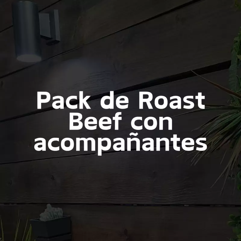 Roast Beef - Pack con acompañantes