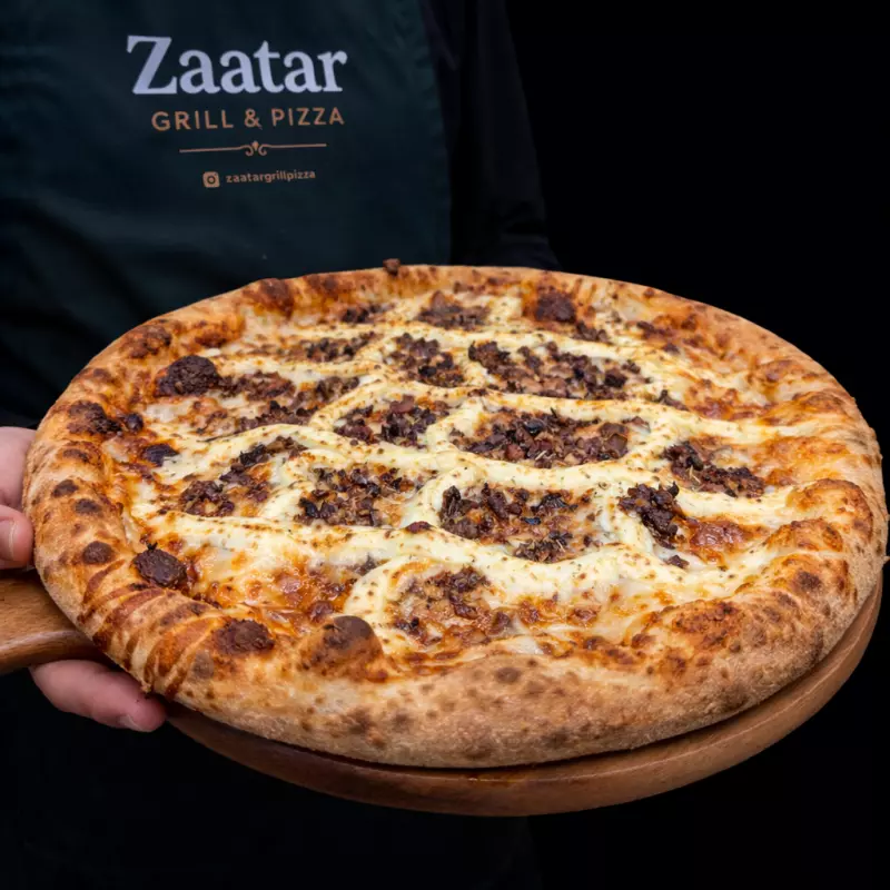 Pizza de Bacon com Catupriry