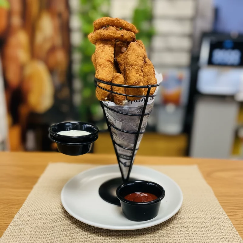 Fish And Chips + papas fritas